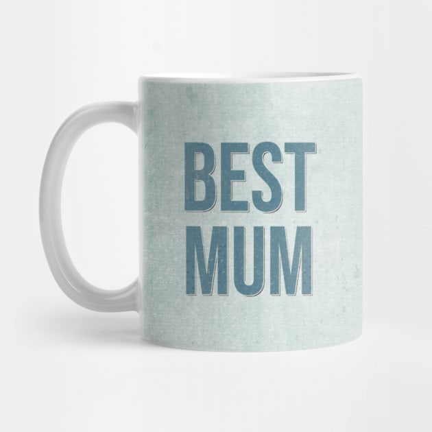 Best Mum - Penguin Retro by Fiasco Designs